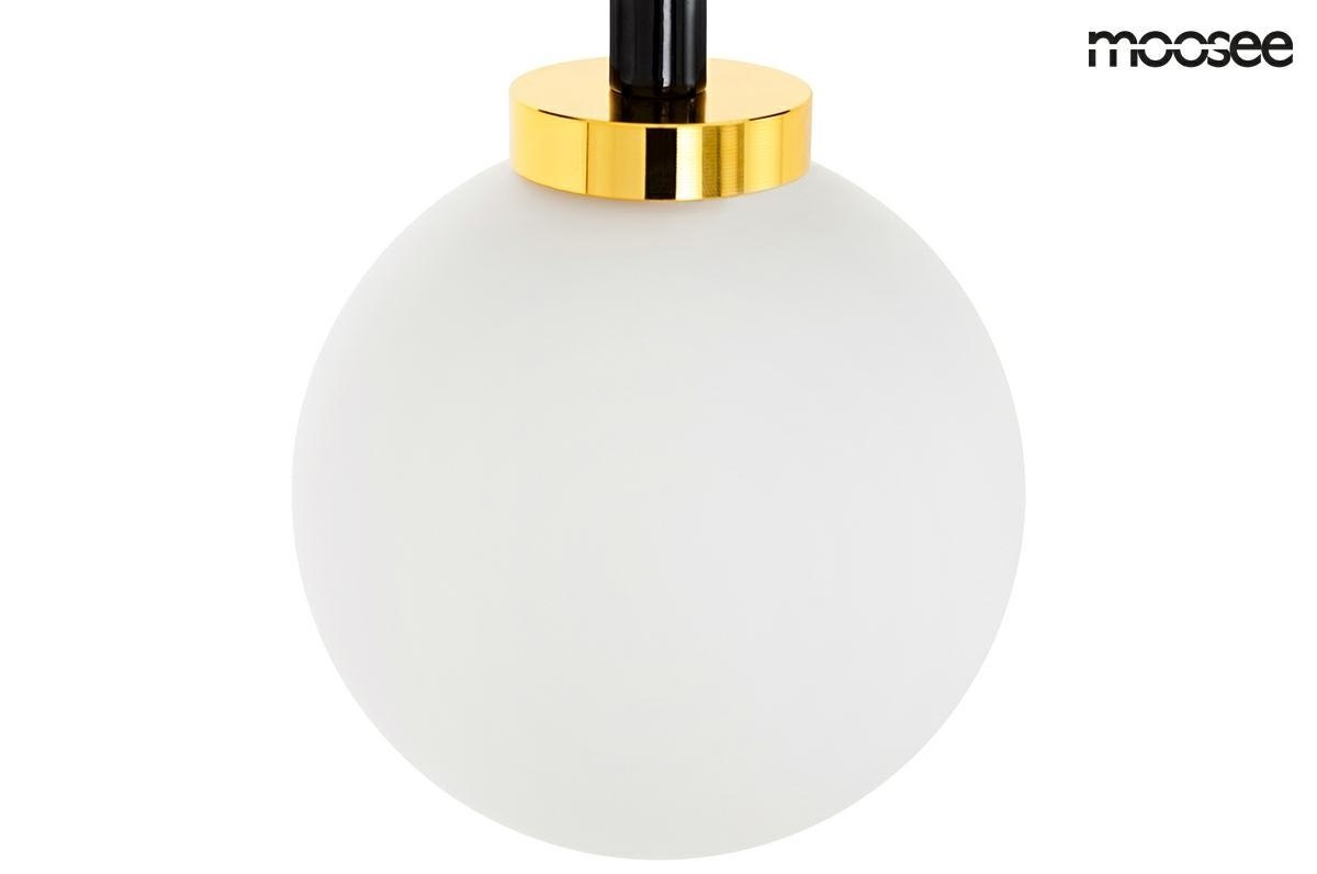 Lampa wisząca COSMO M czarna, złota - Moosee Lampa wisząca COSMO M czarna, złota - Moosee