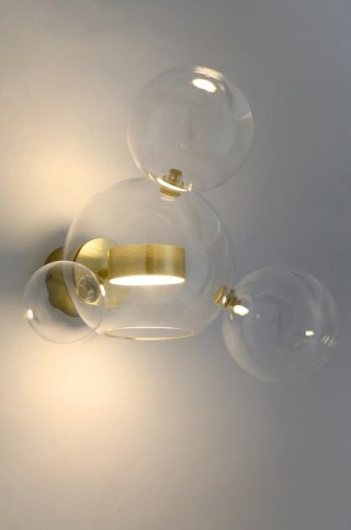 Kinkiet CAPRI WALL 4 złoty 60 LED - King Home