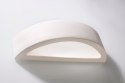 Kinkiet ceramiczny ATENA biały lampa ścienna dekoracyjna- Sollux Lighting