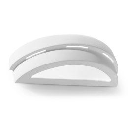 Kinkiet ceramiczny HELIOS biały lampa ścienna dekoracyjna - Sollux Lighting