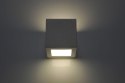 Kinkiet ceramiczny LEO biały lampa ścienna dekoracyjna - Sollux Lighting - lampa się świeci