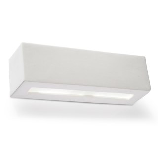 Kinkiet ceramiczny VEGA biały do pomalowania styl skandynawski - Sollux Lighting