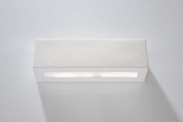 Kinkiet ceramiczny VEGA biały do pomalowania styl skandynawski - Sollux Lighting