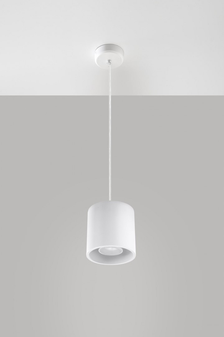 Lampa wisząca ORBIS 1 biała - Sollux Lighting