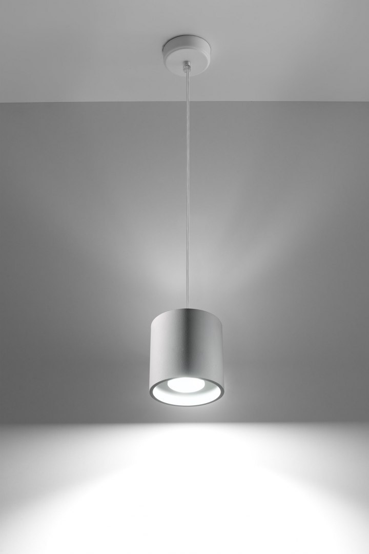 Lampa wisząca ORBIS 1 biała - Sollux Lighting