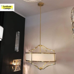 Lampa wisząca STESSO OLD GOLD M duża elegancka do salonu - Orlicki Design