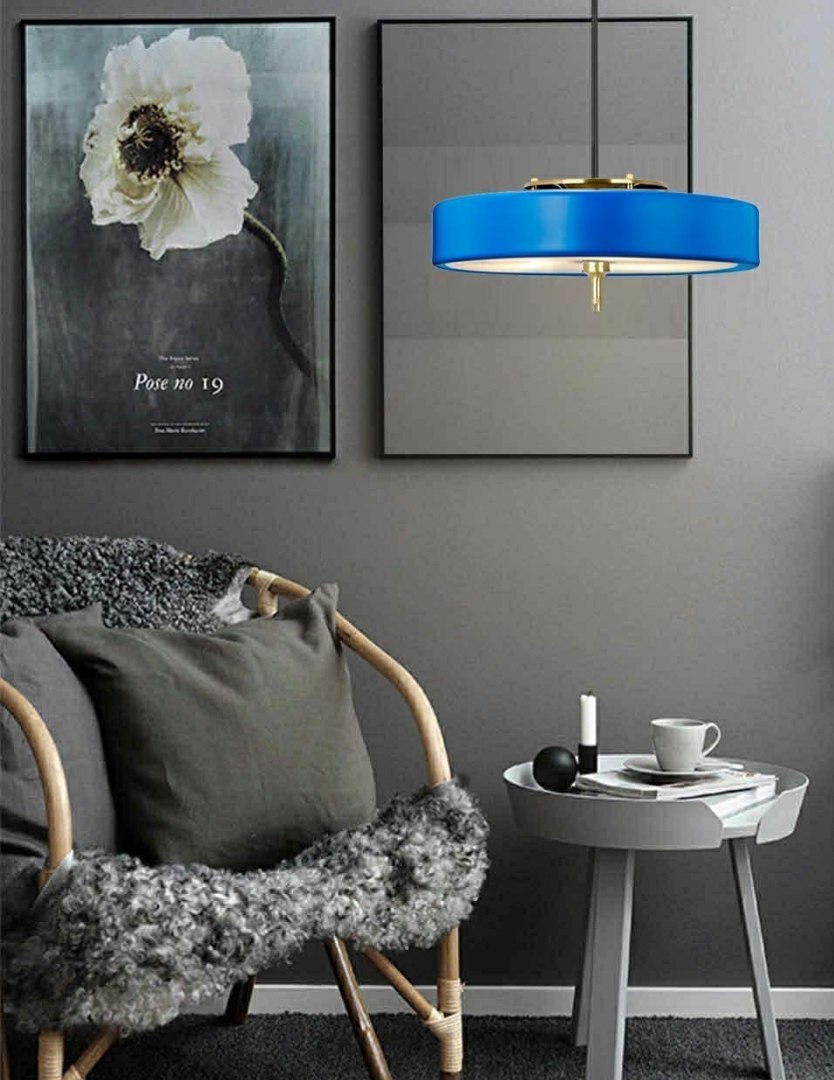 Lampa wisząca ARTE niebieska - King Home Lampa wisząca ARTE niebieska - King Home