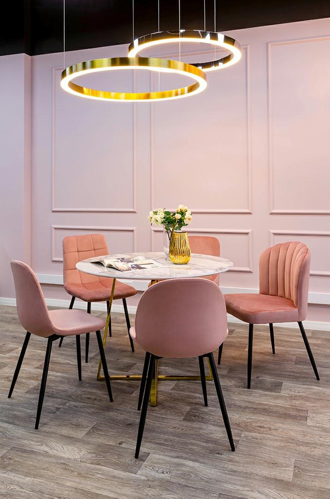 Lampa wisząca RING 80 srebrna - LED, stal polerowana King Home Lampa wisząca RING 80 srebrna - LED, stal polerowana King Home
