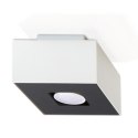 Plafon stalowy MONO 1 biały lampa sufitowa nowoczesna - Sollux Lighting