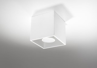 Plafon QUAD 1 biały sześcian kostka oświetlenie sufitowe - Sollux Lighting