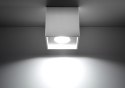 Plafon QUAD 1 biały sześcian kostka oświetlenie sufitowe - Sollux Lighting - wizualizacja