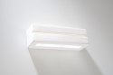 Ceramiczny kinkiet VEGA LINE biały lampa ścienna dekoracyjna - Sollux Lighting