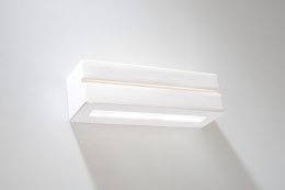 Kinkiet Ceramiczny VEGA LINE biały lampa ścienna dekoracyjna - Sollux Lighting