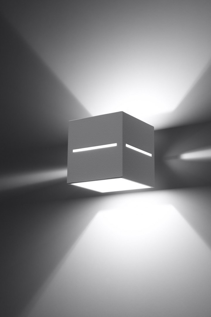 Kinkiet LOBO biały lampa ścienna dekoracyjna - Sollux Lighting Kinkiet LOBO biały lampa ścienna dekoracyjna - Sollux Lighting