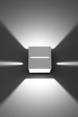 Kinkiet LOBO biały lampa ścienna dekoracyjna - Sollux Lighting