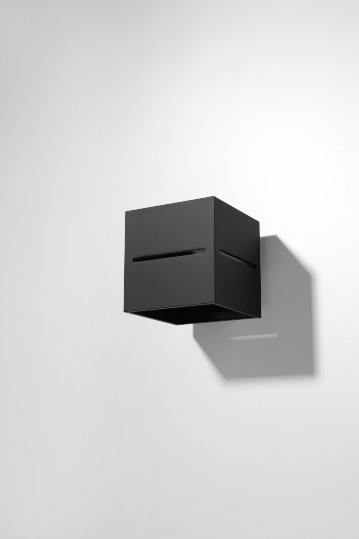 Kinkiet LOBO czarny lampa ścienna dekoracyjna - Sollux Lighting Kinkiet LOBO czarny lampa ścienna dekoracyjna - Sollux Lighting