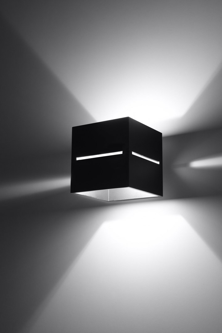 Kinkiet LOBO czarny lampa ścienna dekoracyjna - Sollux Lighting Kinkiet LOBO czarny lampa ścienna dekoracyjna - Sollux Lighting