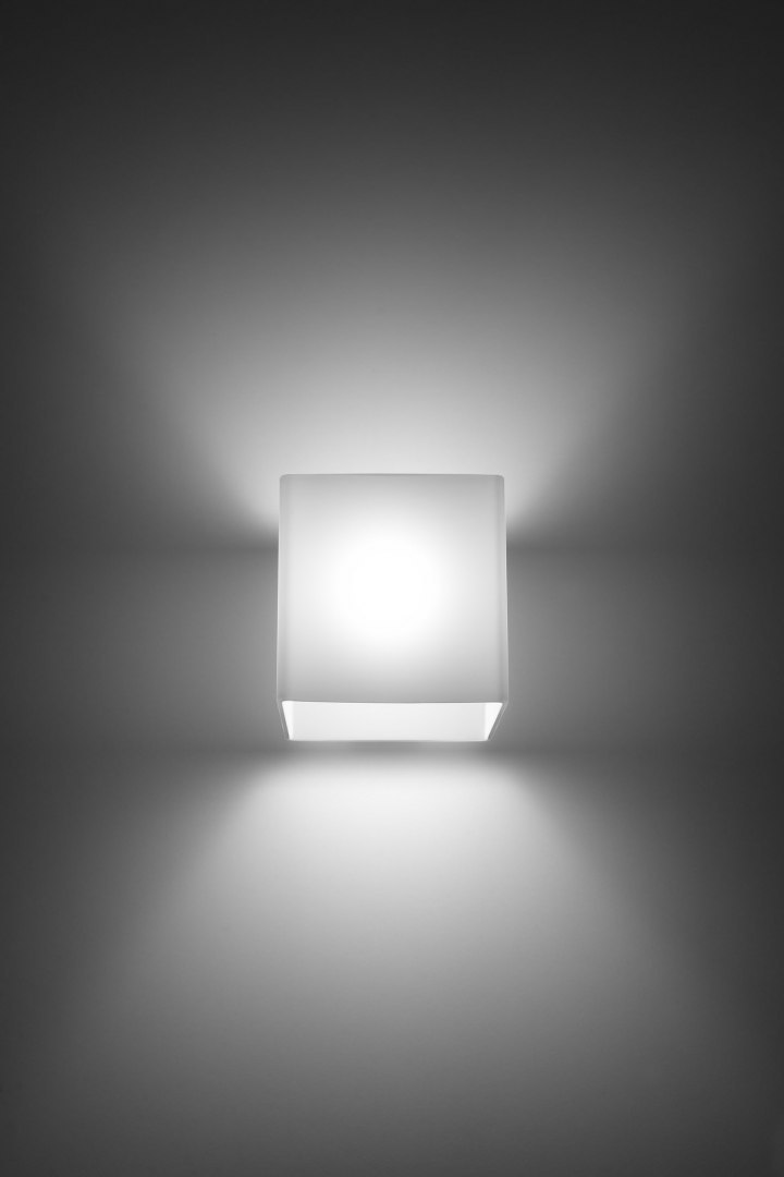 Kinkiet szklany RICO lampa ścienna dekoracyjna - Sollux Lighting - lampa się świeci