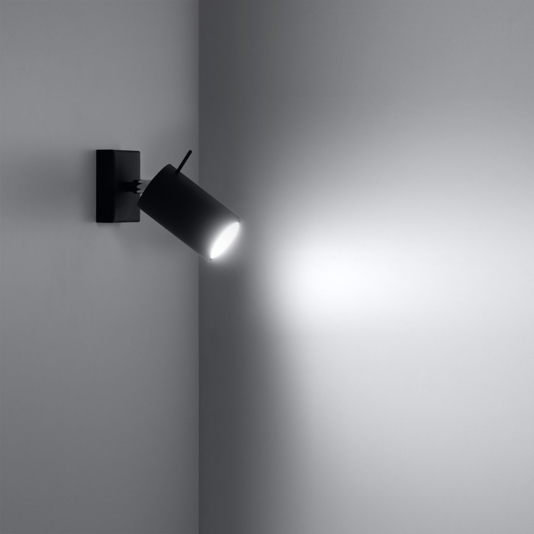 Kinkiet RING czarny - Sollux Lighting Kinkiet RING czarny - Sollux Lighting