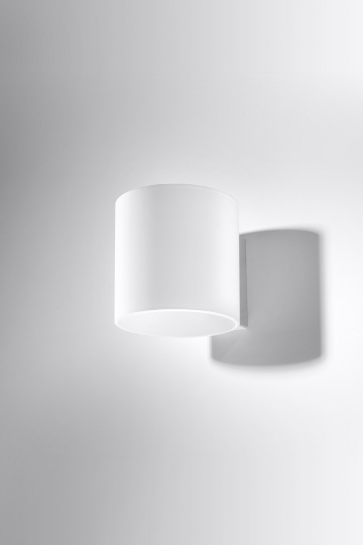 Szklany kinkiet VICI biały lampa ścienna dekoracyjna - Sollux Lighting