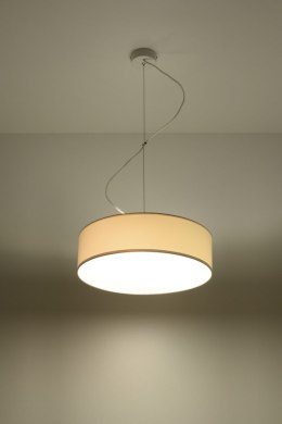 Lampa wisząca ARENA 35 biała z okrągłym abażurem - Sollux Lighting