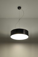 Lampa wisząca ARENA 35 czarna z okrągłym abażurem - Sollux Lighting