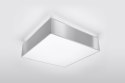 Plafon sufitowy HORUS 35 szary kwadratowy - Sollux Lighting