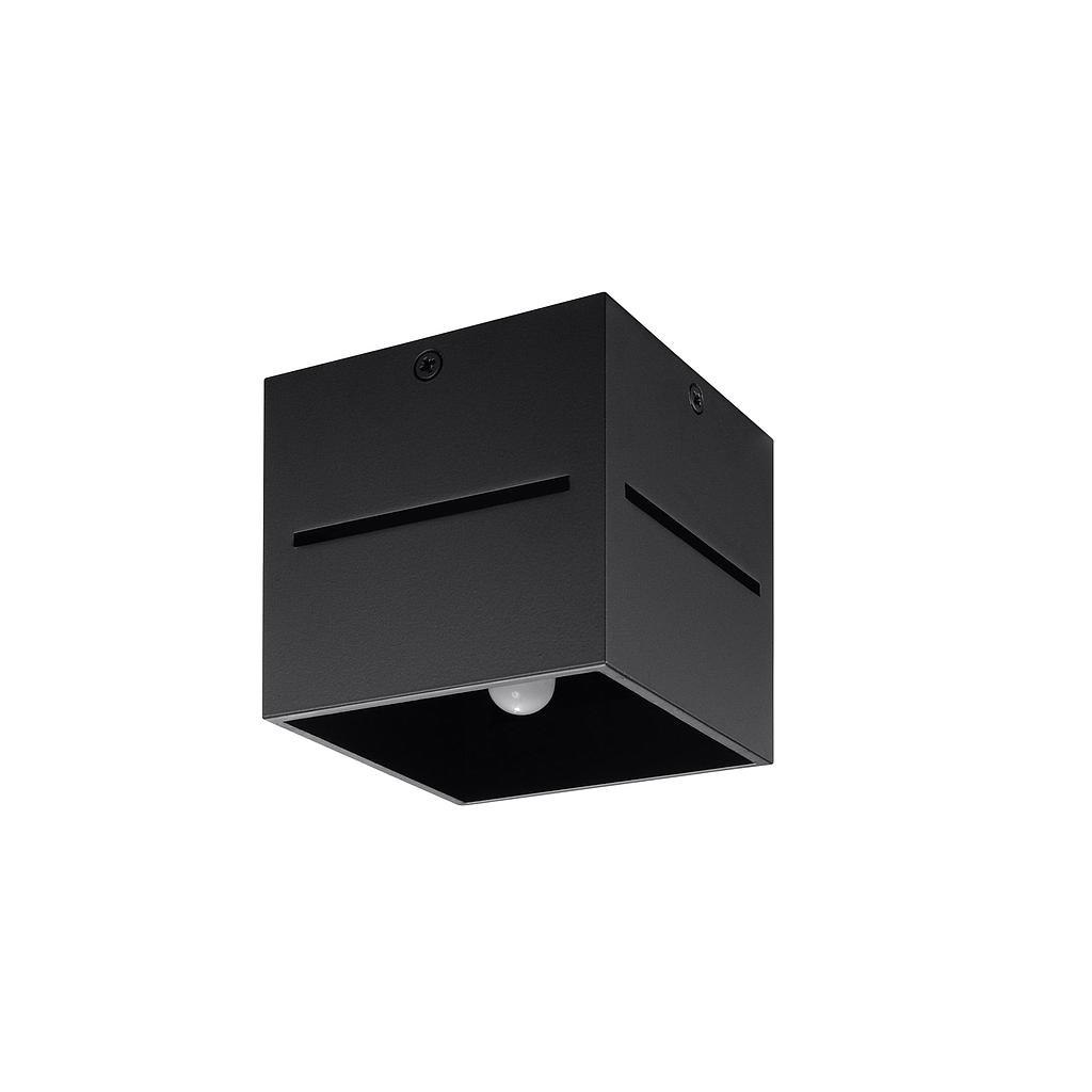 Plafon aluminiowy LOBO czarny lampa ścienna dekoracyjna Sollux Lighting Plafon aluminiowy LOBO czarny lampa ścienna dekoracyjna Sollux Lighting