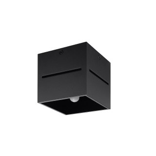 Plafon LOBO czarny lampa sufitowa kostka sześcian - Sollux Lighting
