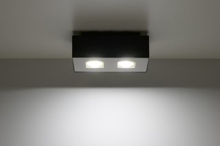 Plafon MONO 2 Czarny - Sollux Lighting