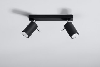 Plafon RING 2 czarny - Sollux Lighting