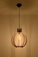 Lampa wisząca ARANCIA naturalne drewno lampa sufitowa - Sollux Lighting - wizualizacja