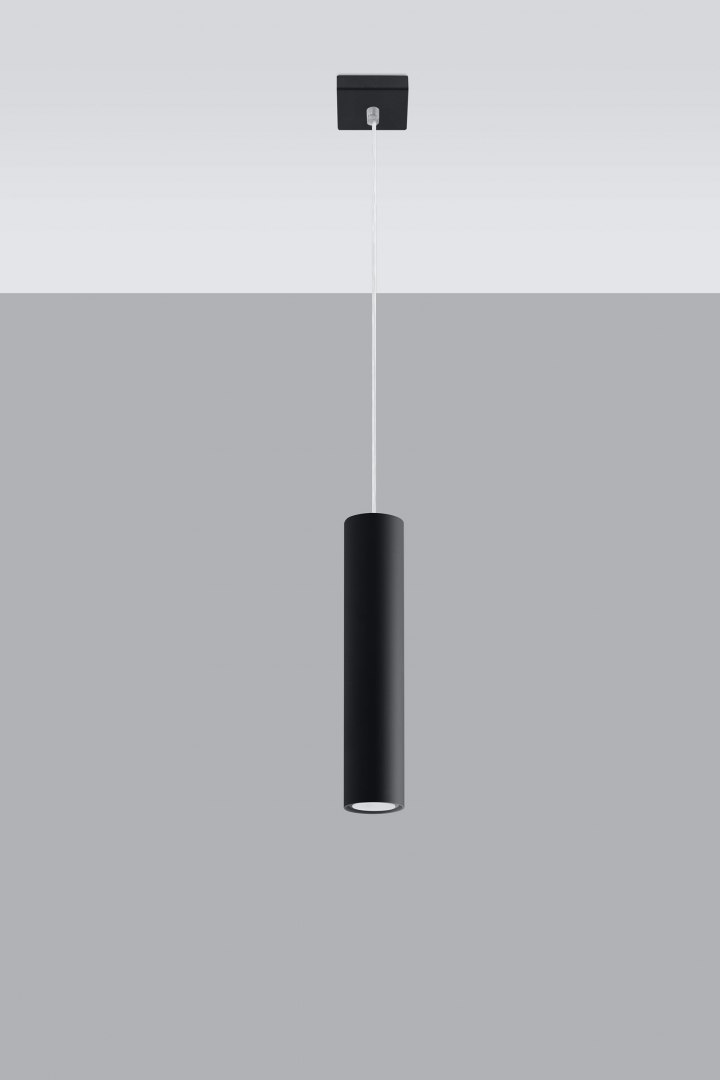 Lampa Wisząca LAGOS 1 Czarny - Sollux Lighting Lampa Wisząca LAGOS 1 Czarny - Sollux Lighting