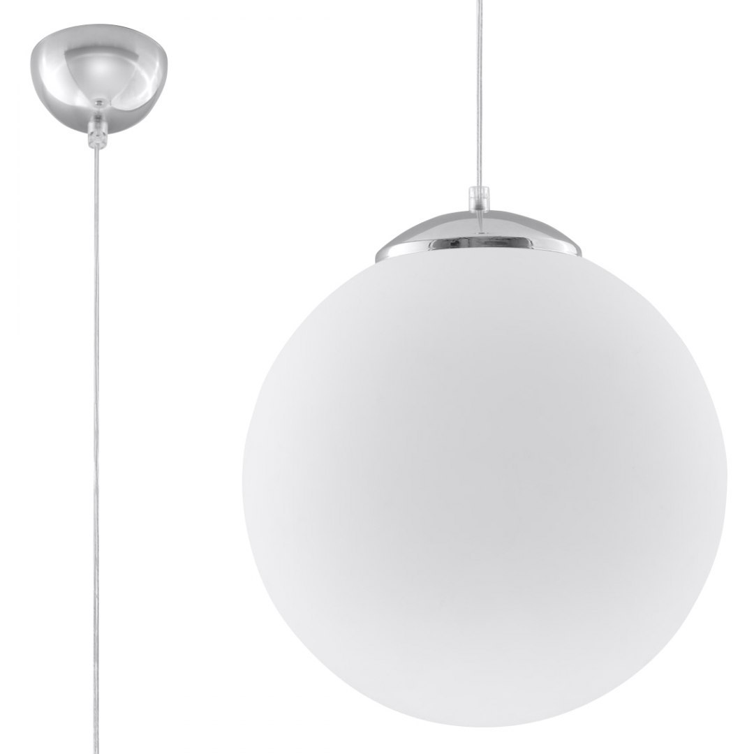 Lampa wisząca UGO 40 chrom - Sollux Lighting Lampa wisząca UGO 40 chrom - Sollux Lighting