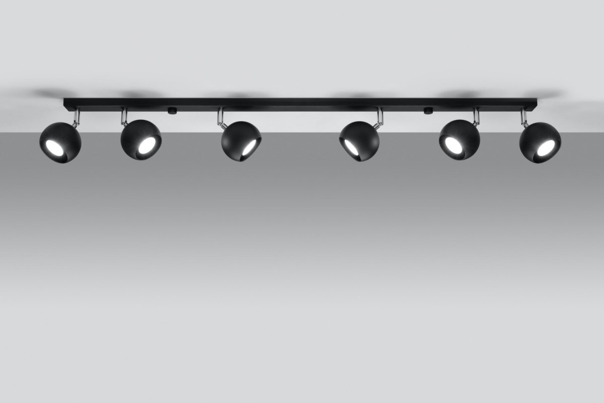 Plafon OCULARE 6L czarny - Sollux Lighting Plafon OCULARE 6L czarny - Sollux Lighting