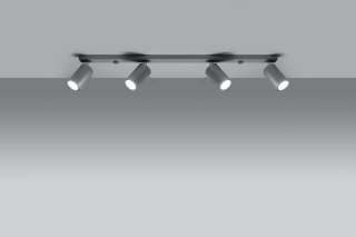 Plafon RING 4L szary - Sollux Lighting