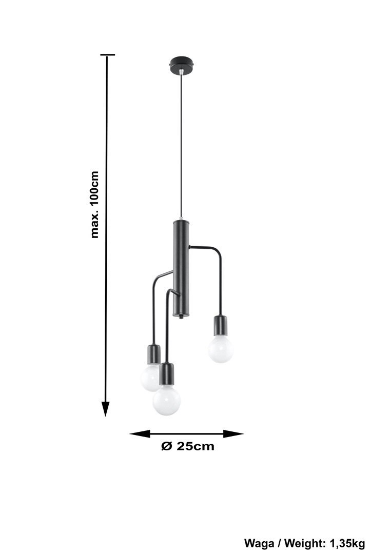 Lampa wisząca DUOMO 3M - Sollux Lighting