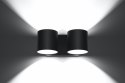 Kinkiet ORBIS 2 czarny - Sollux Lighting