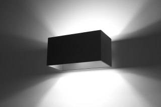 Kinkiet QUAD MAXI czarny - Sollux Lighting