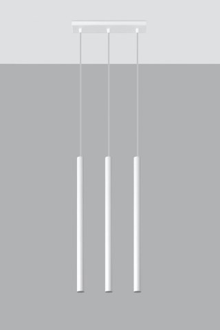 Lampa wisząca PASTELO 3 biała - Sollux Lighting
