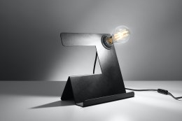 Lampa biurkowa INCLINE czarna industrialna - Sollux Lighting