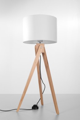 Lampa podłogowa LEGNO 1 naturalne drewno - Sollux Lighting