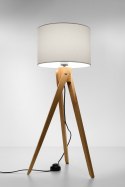 Lampa podłogowa LEGNO 1 naturalne drewno - Sollux Lighting