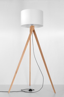 Lampa podłogowa LEGNO 2 naturalne drewno - Sollux Lighting