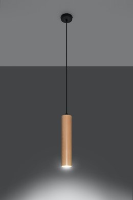 Lampa wisząca LINO 1 drewniana - Sollux Lighting