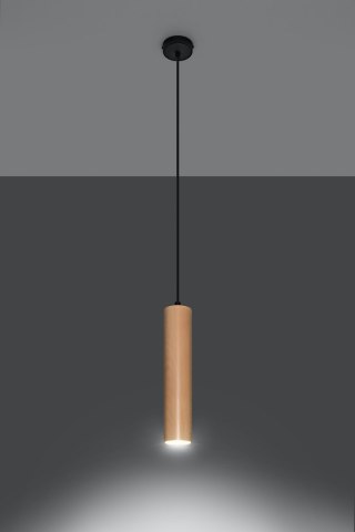 Lampa wisząca LINO 1 drewniana - Sollux Lighting