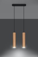 Lampa wisząca LINO 2 drewniana - Sollux Lighting