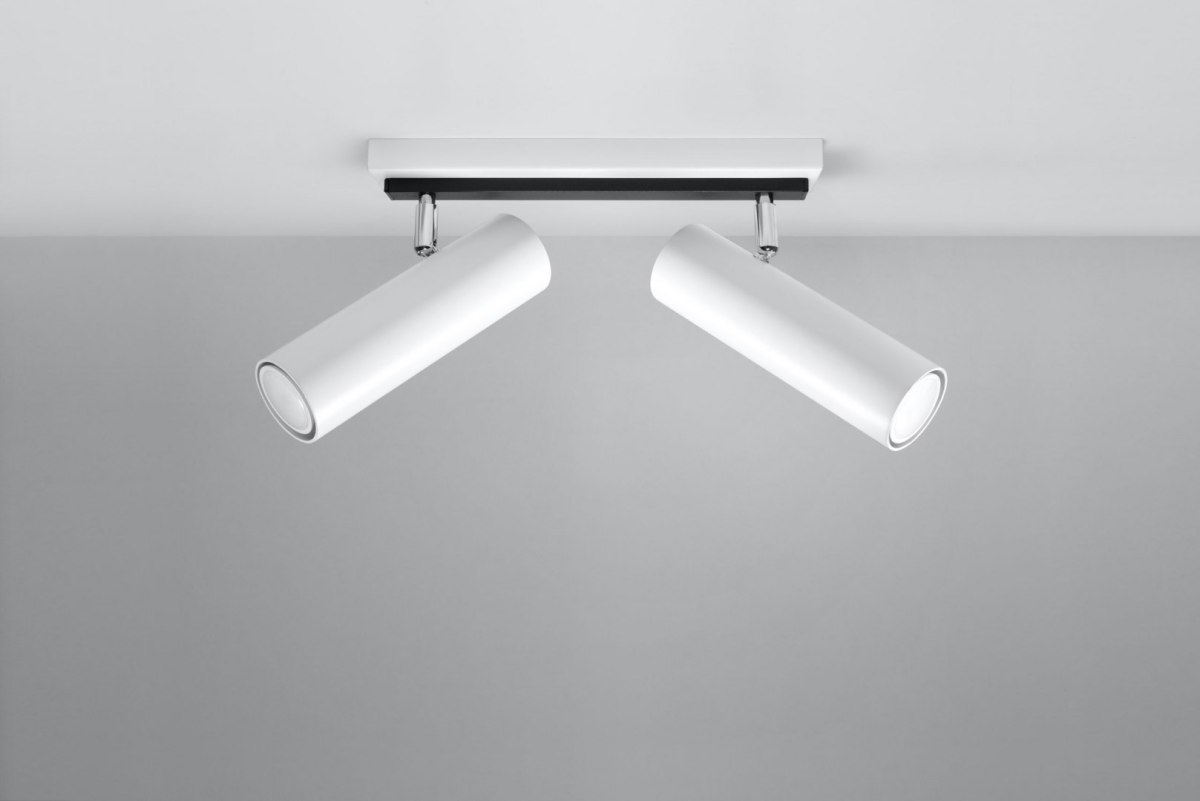 Plafon DIREZIONE 2 biały listwa sufitowa regulowane tuby - Sollux Lighting