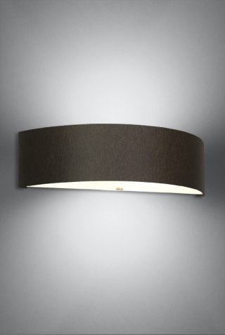 Kinkiet SKALA czarny półokrągły - Sollux Lighting