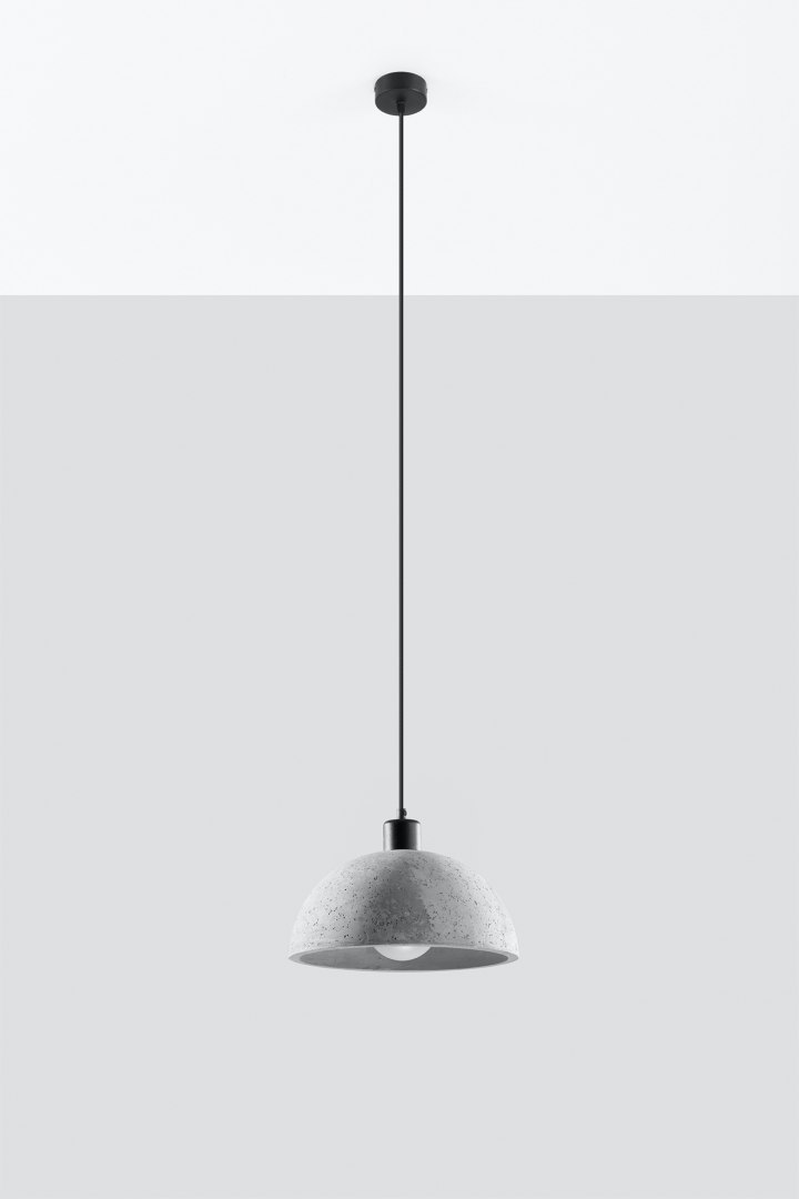 Lampa wisząca PABLITO betonowy klosz loft zwis nad stół - Sollux Lighting